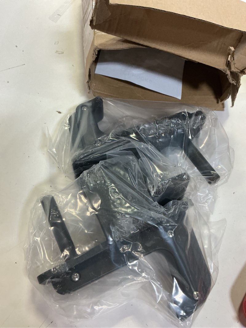 Condition photo showing New/Like New for SELEWARE Solid Steel J Hooks for 2" x 2" or 3" x 3" Tube Power Cage with 1" 1/2" or 5/8" Hole Squat Rack Attachment, J-Hook Barbell Holder for Power Rack, Set of 2 For 1/2" Hole of 2x2 inch Rack