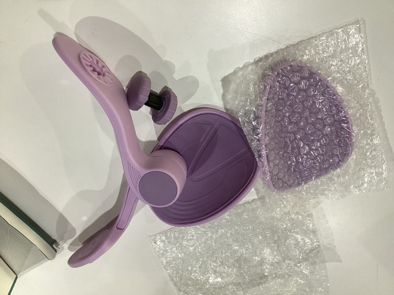 Condition photo showing Good Condition for Kegel Exerciser, Pelvic Floor Muscle Exercise Devices for Women, Inner Thigh Exerciser Leg Workout Equipment Thigh Trainer for Male Hip Trimmer Inner Thigh Toner Workout Purple No Band