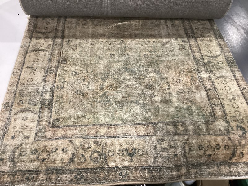 Condition photo showing Good Condition for Loloi II Margot Collection MAT-01 Antique/Sage 2'-6" x 11'-6" Runner Rug feat. CloudPile Antique / Sage 2'-6" x 11'-6"