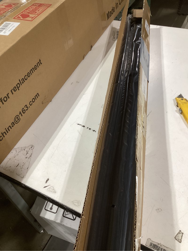 lineshading 4 pack bottom door seal exterior plastic pvc 1 3/4" x 36" for vinyl concealed kerf/chann