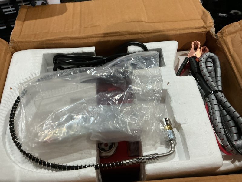 Condition photo showing As Is for gx-e-cs4-i portable pcp air compressor, powerful 350w motor, max. 5800psi/40mpa, built-in home converter, water cooling and fans, 5 hours of continuous work | super quiet & fast fill, portable, auto stop, built-in home 12v converter, water and fan cooling, 5 hours continuous work