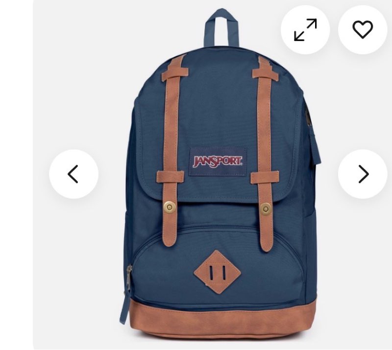 JanSport Cortlandt Backpack Rucksack Navy Navy-show