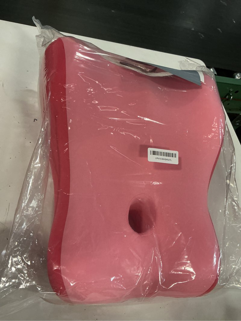 Condition photo showing Good Condition for Memory Foam Wedge Pillow Intimacy Couples Pillow, Pregnant Ergonomic Contoured Position Pillow for Sleeping & Reading, Multi-Functional Bed Pillow Back Support Cushion Pink