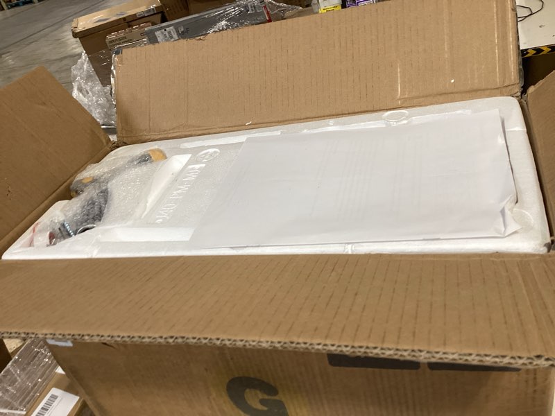 Condition photo showing New/Like New for glahoden retractable garden hose reel 5/8 in x 90 ft, 2025 upgraded dual ratchet lock uv & freeze protection brass seal slow retraction anti-tangle hose 180°swivel reinforced scaffold wall mount 5/8" 90ft dark gray