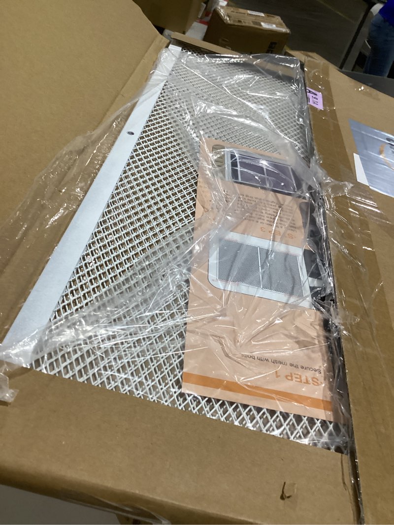 Condition photo showing Good Condition for screen door protector, adjustable rv screen door guard 24inch high - fits door widths 30" - 36", easy-to-install, entry protector for pet protection