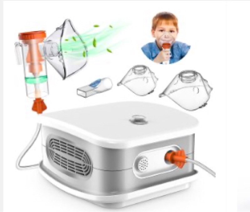 Portable Nebulizer, Handheld Nebulizers for Travel and Household Use, Quiet Nebulizer Machine for Adults & Kids, Cool Steam Inhaler for Breathing Problems