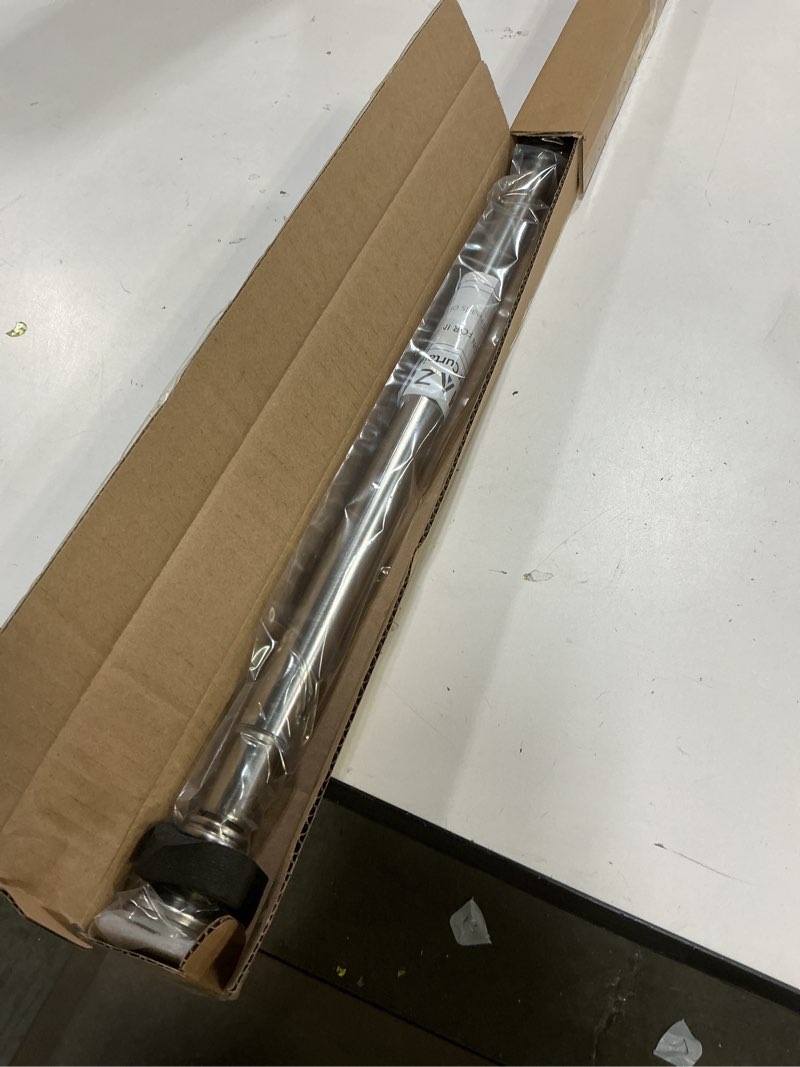 Condition photo showing Good Condition for amazer spring tension shower curtain rod, 54-90 inches rust-resistance tension curtain rod bathroom rod, adjustable shower curtain rod no drill, nickel 54-90 inches nickel