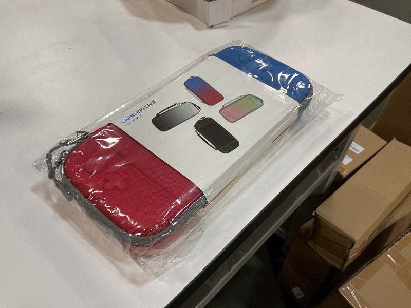 Condition photo showing New/Like New for TCMOT Switch Carrying Case Compatible with 2025 Nintendo Switch 2, with 10 Games Cartridges Protective Hard Shell Travel Carrying Case Pouch for Console & Accessories, Blue