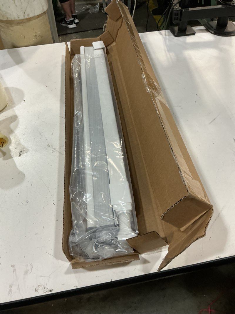 Condition photo showing Good Condition for lazblinds cordless cellular shades, no tools no drill blackout honeycomb shades pleated blinds for windows, 23'' w x 36'' h, silver white blackout-silver white 23'' w x 36'' h