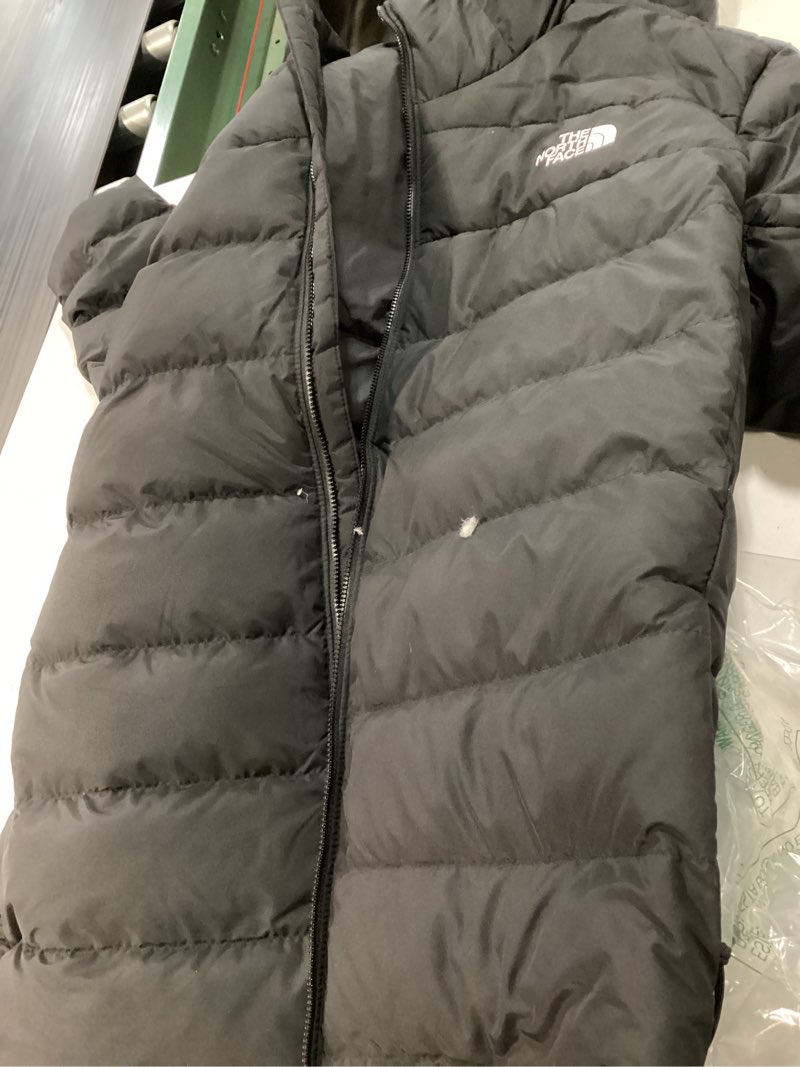 Condition photo showing As Is for The North Face mens Aconcagua 3 Hooded Jacket X-Large Tnf Black-npf
