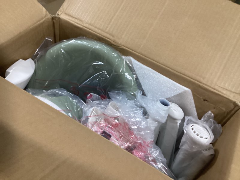 Condition photo showing Good Condition for Funny Supply 3-in-1 Cute Folding High Chair, Perfect Modern Space Saving Highchair with Detachable Double Tray, 3-Point Harness, Green