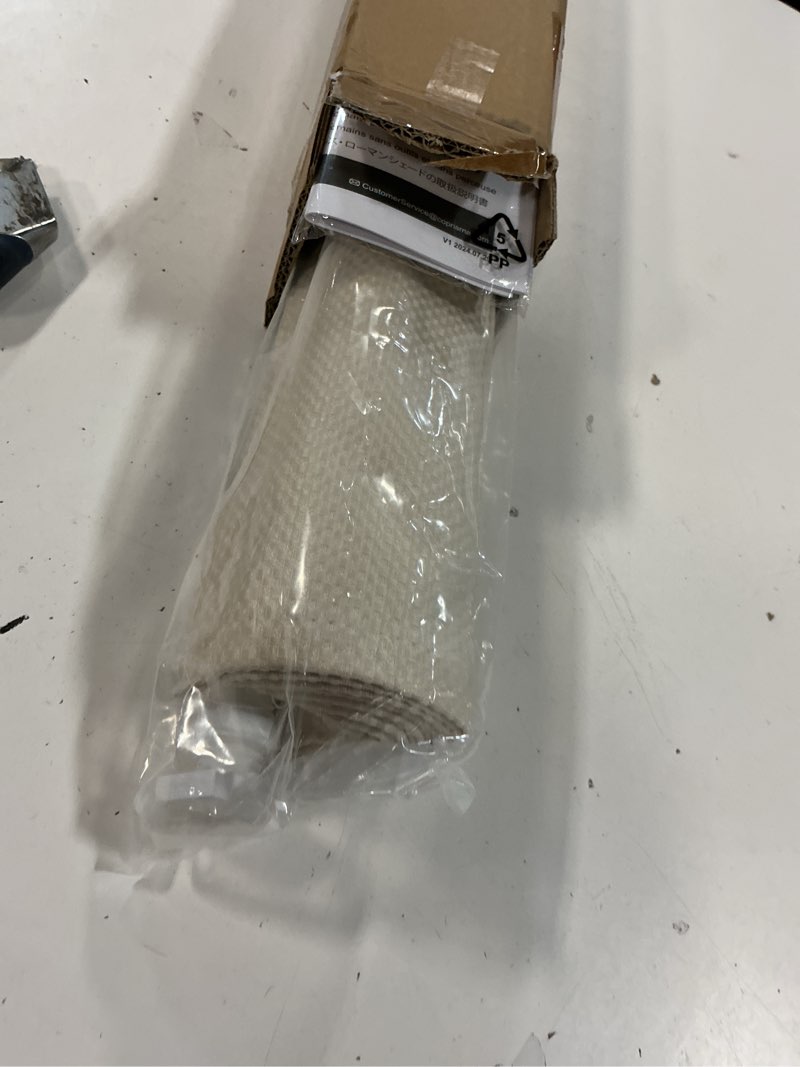 Condition photo showing Good Condition for LazBlinds Cordless Roman Shades - No Drill Easy Install Light Filtering Window Blinds, Thermal Insulated Room Darkening with UV Blocking for Bedroom/Living Room, Window Size 20" W x 48" H, Beige Beige 20"W x 48"H