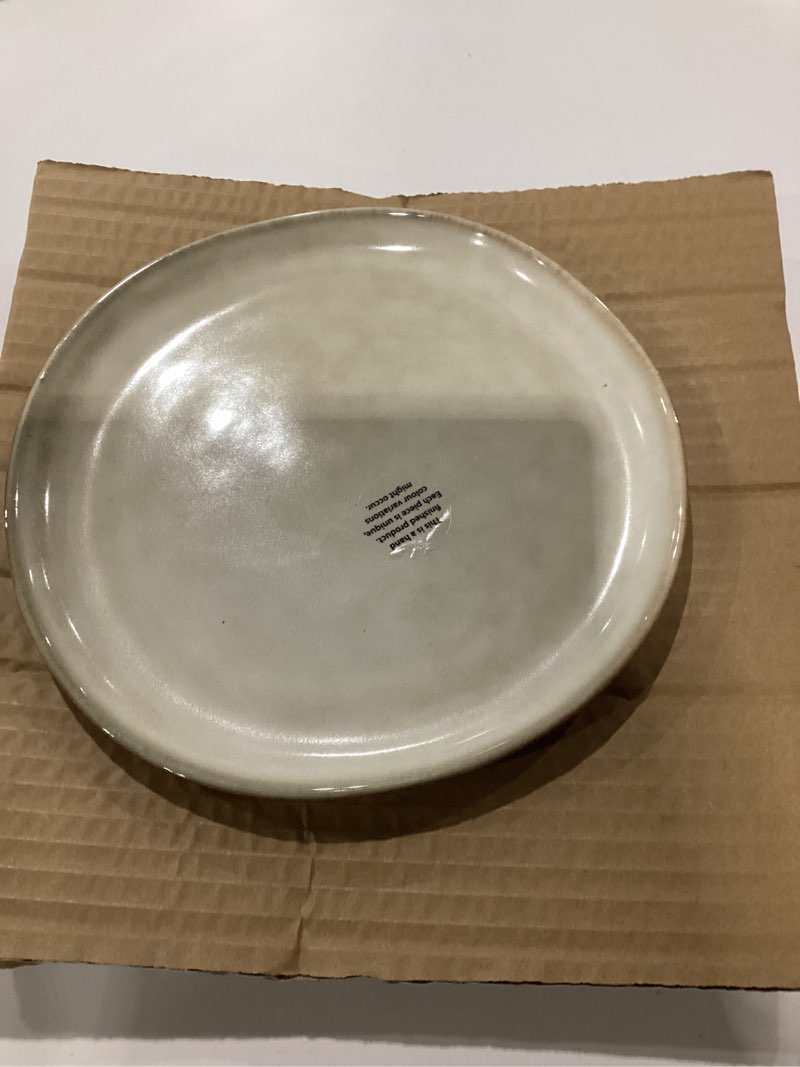 Condition photo showing Good Condition for AmorArc Ceramic Dinnerware Sets,Handmade Reactive Glaze Stoneware Plates and Bowls Sets,Highly Chip and Crack Resistant | Dishwasher & Microwave Safe Dishes Set,Service for 4 (12pc) Cappuccino Service for 4