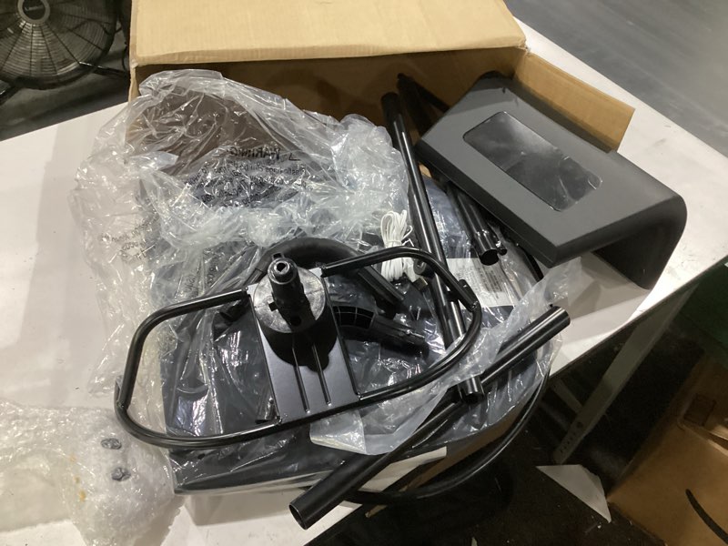 Condition photo showing New/Like New for pamo babe portable baby swing - electric baby rocker with cry detection, 5 swing speeds, bluetooth & remote control, adjustable backrest, indoor & outdoor swing chair for newborn babies - black