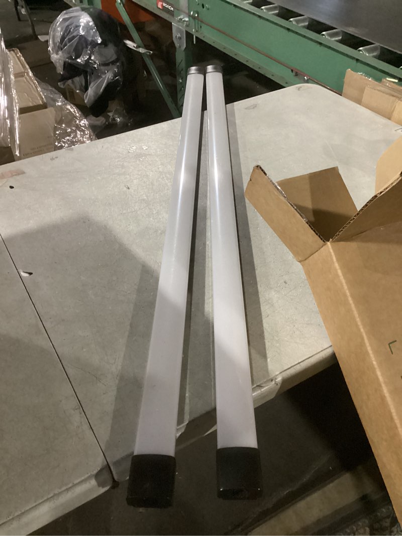 Condition photo showing Good Condition for LED Garage Lights 4FT 2PCS Linkable Plug in Ceiling Light Fixture, 5000K Workbench Tube Light with Switch, 36W Overhead Light Bar for Room Shop Cabinet Closet Kitchen, IP65 Waterproof, Black