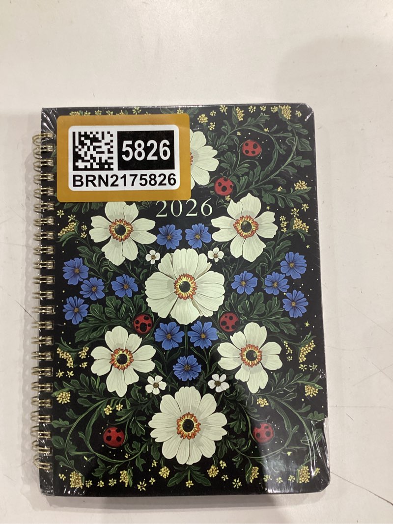 Condition photo showing New/Like New for 2026 Planner, Weekly and Monthly Calendar Planner for Women, Jan 2026 - Dec 2026, Hardcover Planning Agenda book with Tabs, Spiral Bound, Inner Pocket, Perfect for School Office Supplies, 6.3" x 8.5" - Ladybug Garden F-Ladybug Garden (6.3"x8.5")A5