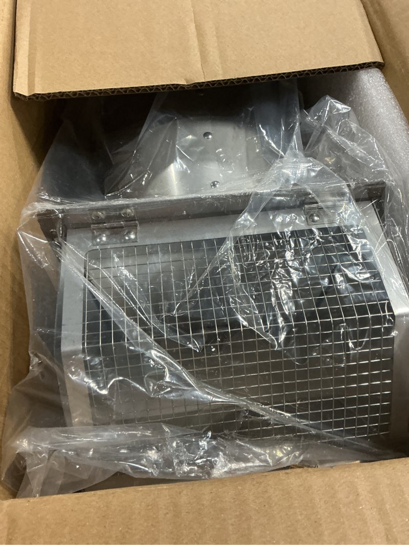 Condition photo showing New/Like New for 6 Inch Wall Vent Cover,Exterior Wall Vent Hood with Screen and Damper Exhaust Dryer Vent Cover Outside,External Extractor Wall Exhaust Vent Cap for Range Hood Kitchen Outdoor Air Vent,Stainless Steel 6 Inch Stainless Steel