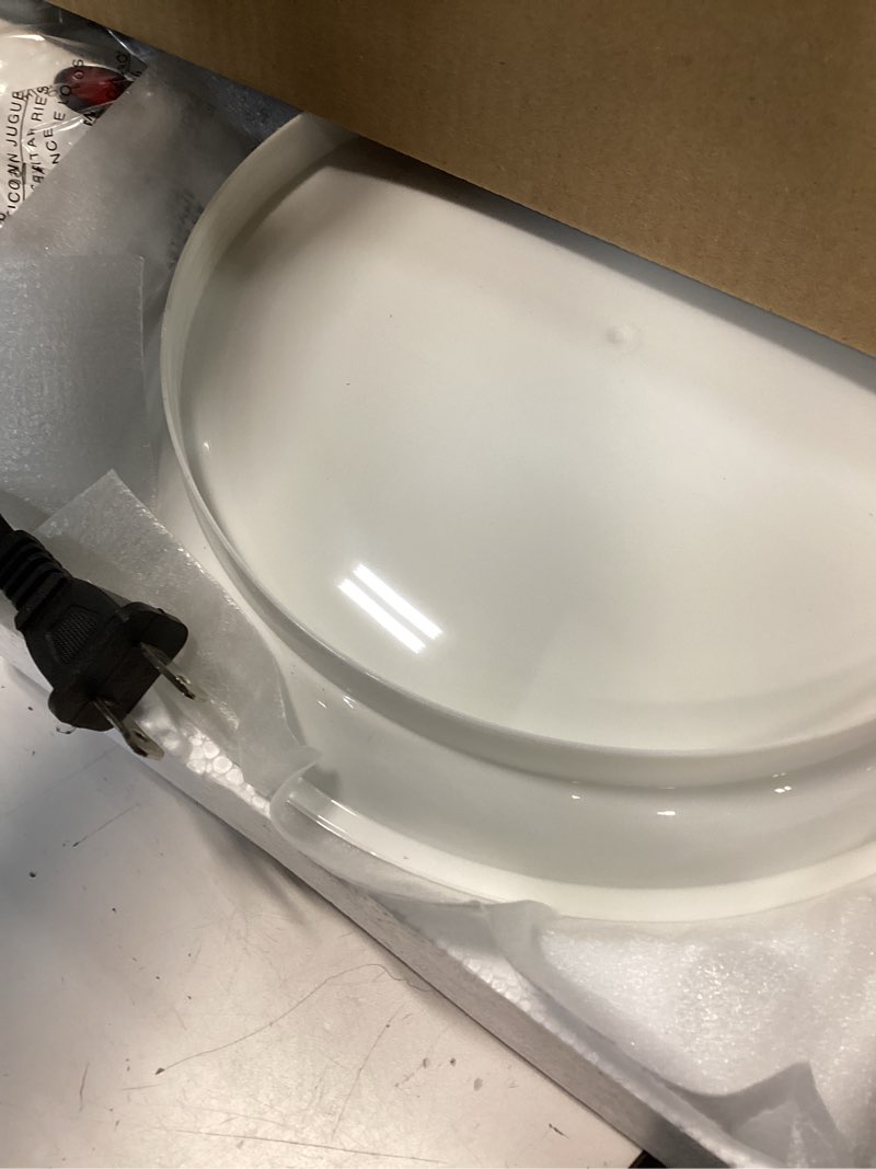 Condition photo showing Good Condition for moss & stone electric crepe maker 8 inch  pan apo portable crepe maker & hot plate cooktop on/off switch  nonstick coating  automatic temperature cont