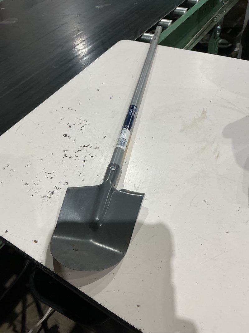 Condition photo showing As Is for project sourcein steel handle digging shovel