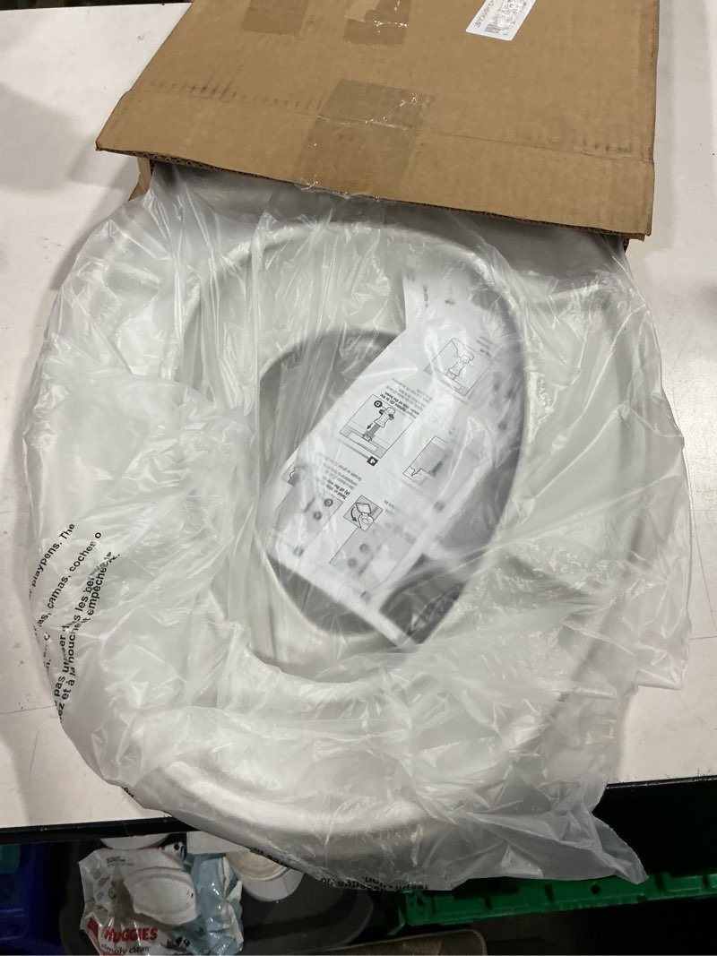 Condition photo showing Good Condition for little2big toilet seat with built-in toddler potty training seat, slow close, easy to install, made in usa, elongated, white