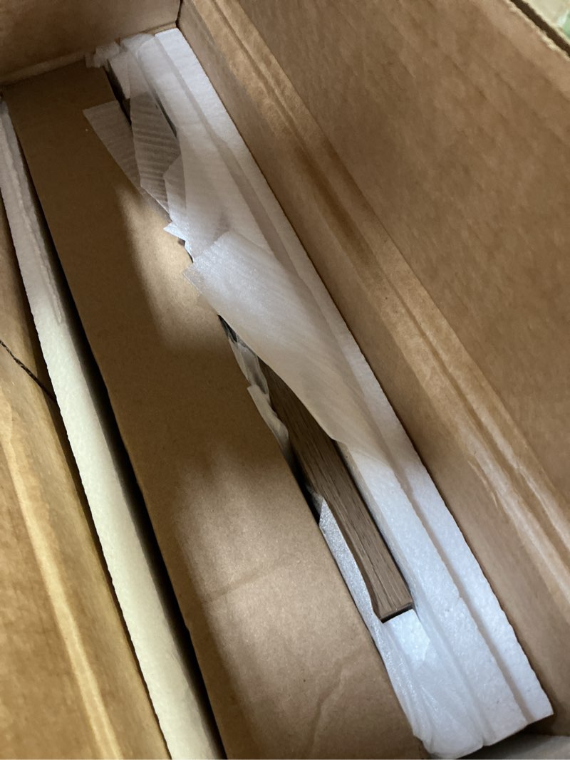 Condition photo showing Good Condition for RUSTOWN Rattan Bathroom Wall Cabinet, Boho Medicine Cabinet with 2 Arched Doors, Farmhouse Over The Toilet Storage Cabinets with Adjustable Shelves & Towel Bar, 3-Tier Wall Mounted Cabinets Natural Oak