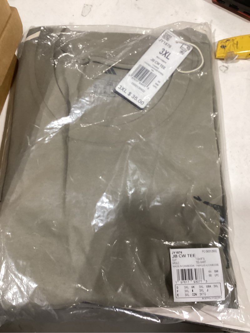 Condition photo showing New/Like New for adidas Men's Jude Bellingham T-Shirt Medium Clay similar product clay color