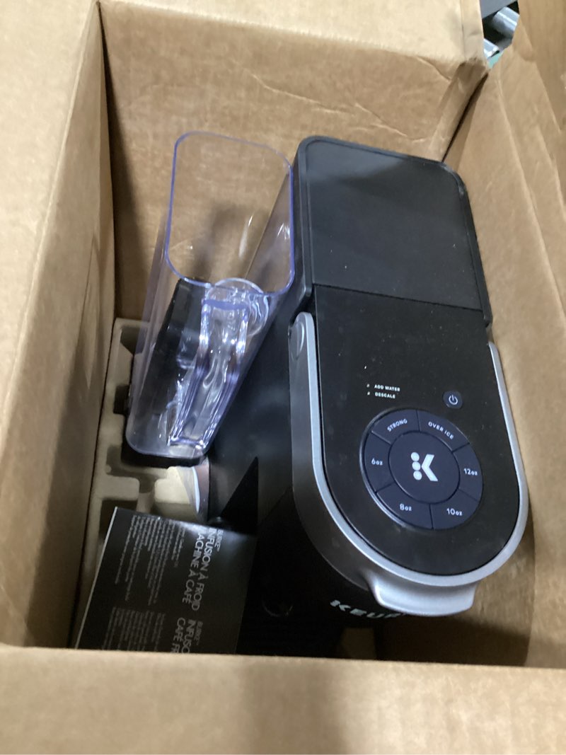 Condition photo showing Good Condition for keurig k-supreme single-serve k-cup pod coffee maker black: automatic shut-off, removable reservoir, brews iced coffee