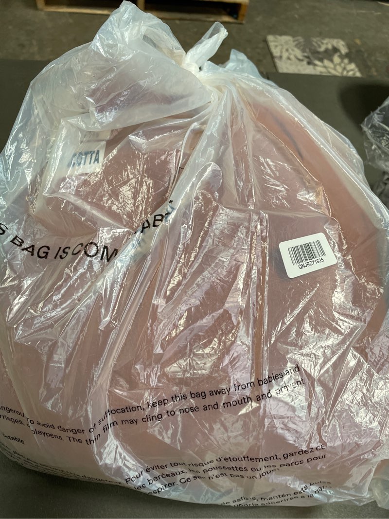 Condition photo showing New/Like New for organic airy gauze duvet cover set, full/queen, terracotta