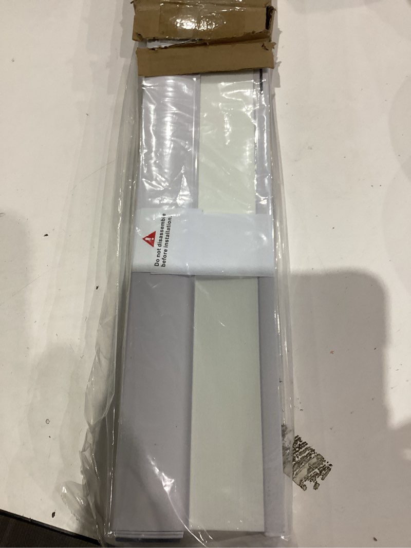 Condition photo showing Good Condition for No Drill Cellular Shades for Indoor Windows, Thermal Insulating & Noise Reducing Honeycomb Blinds, Cordless Free Stop Blinds Light Filtering, White, 27 1/2" W x 64" H 27 1/2"W x 64"H White(light Filtering)