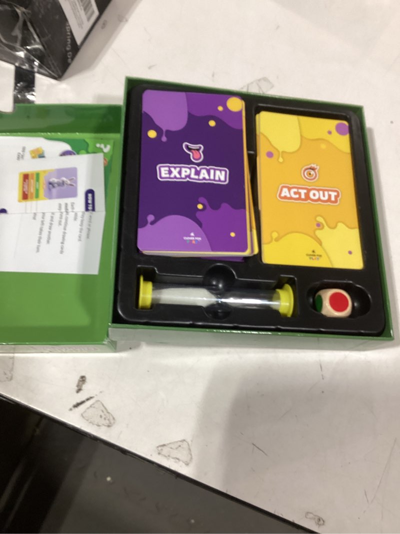 Condition photo showing Good Condition for Epic Charades Game for Kids Ages 6+ – 200 Act Out & Explain Cards with Illustrations & Timer – Fun Educational Game for Family, Party, Classroom & Travel Original