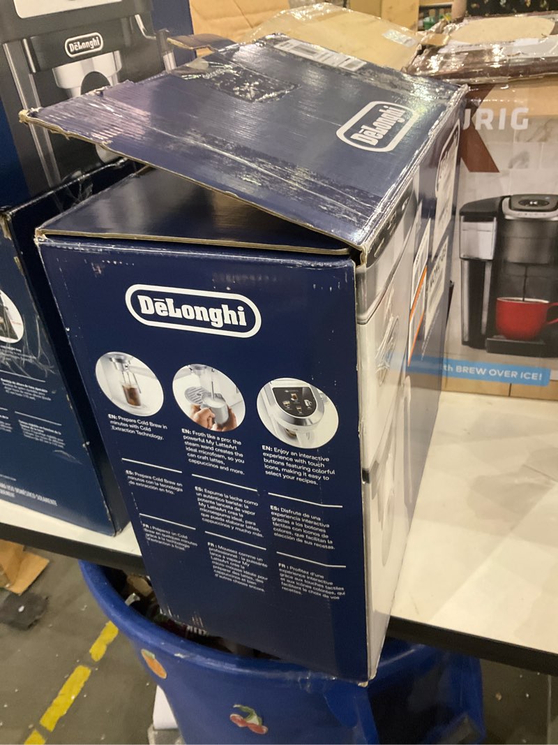 Condition photo showing As Is for De'Longhi Stilosa Manual Espresso Machine, Compact Coffee Maker, 15 Bar Pump Pressure, Manual Milk Frother Steam Wand for Authentic Single & Double Espresso, Lattes & Cappuccinos, Tamper Included Stliosa Espresso Machine