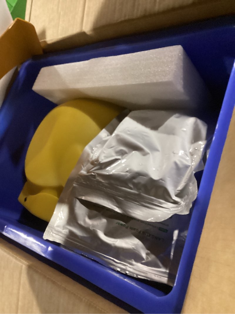 Condition photo showing New/Like New for langxun 800w foam machine water toys - foam maker cannon with 2 foam particle bags and water tank, new bubble machine, for kids/adult birthdays party, backyard pool parties commercial events foam flow machine