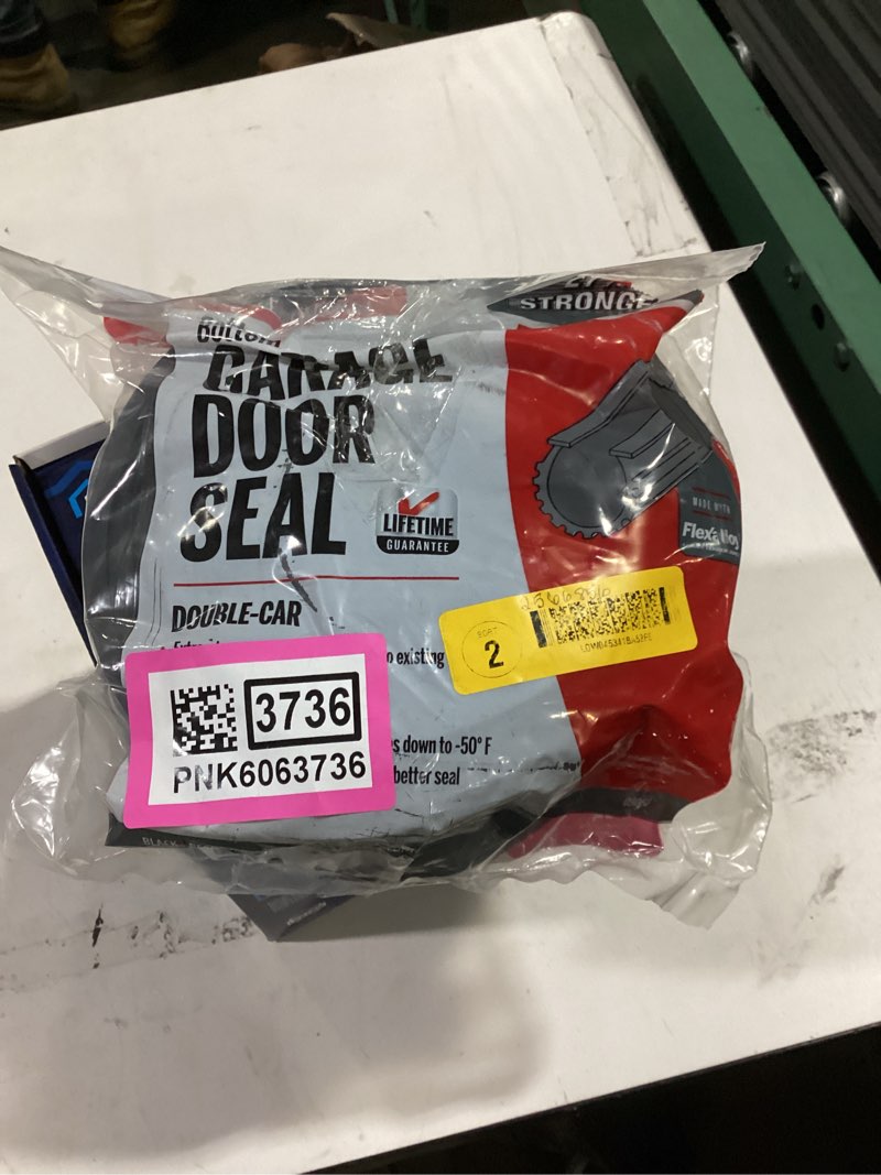 Condition photo showing New/Like New for 18 ft. black platinum replace vinyl universal garage door bottom p0199