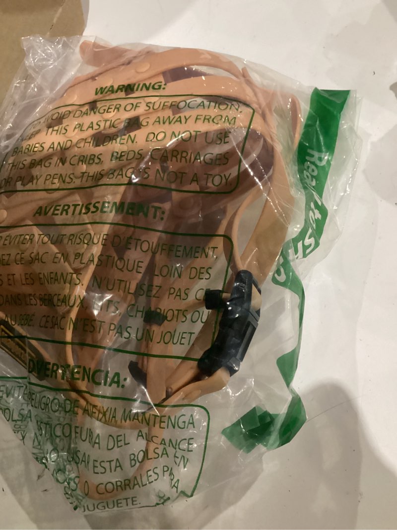 Condition photo showing Good Condition for mayerzon pitbull muzzle for large medium sized dogs to prevent biting scavenging, basket muzzle for rottweiler staffordshire terrier in grooming training, allow to pant drink, lightweight and sturdy warm beige l [snout cir: 11.5"-13"]