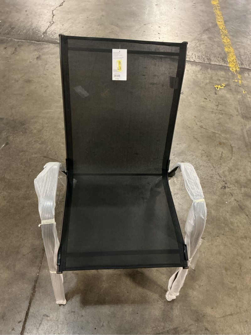 Condition photo showing New/Like New for sling stack chair black - room essentials™