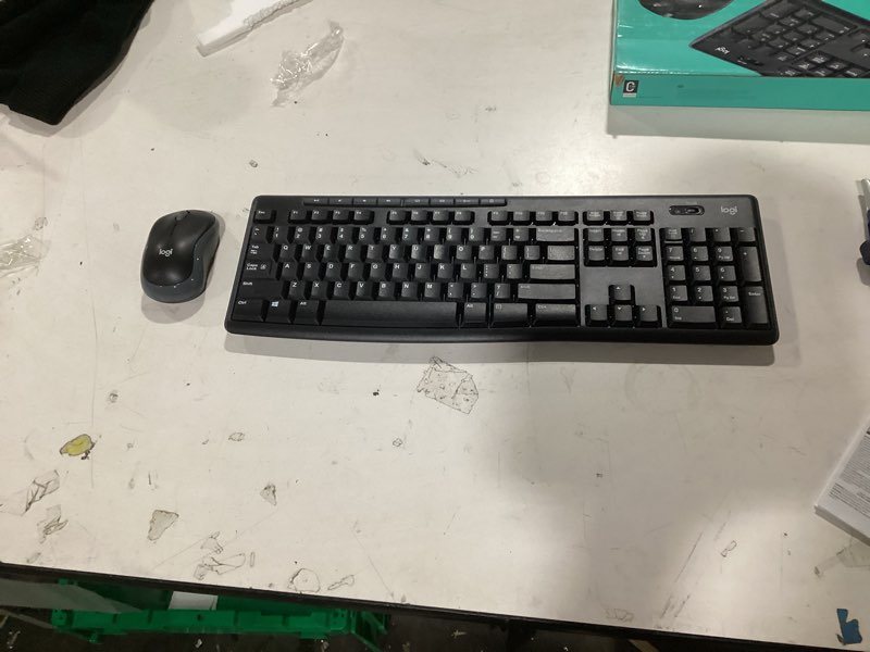 Condition photo showing Good Condition for Logitech MK270 Wireless Keyboard and Mouse Combo for Windows, 2.4 GHz, 8 Multimedia Keys, PC, Laptop, Wireless Keyboard Compact Mouse Combo - Black Black 1 Pack Combo