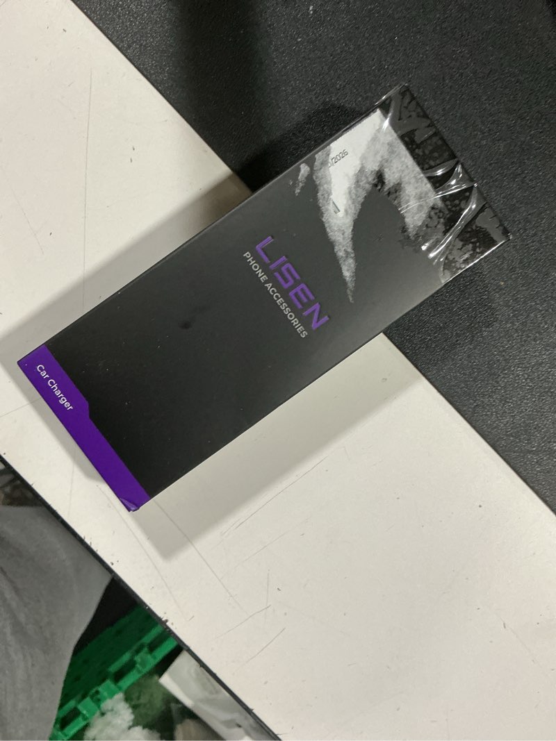 Condition photo showing New/Like New for LISEN Retractable Car Charger, for Gifts for Him Her, Cars Adapter USB C Fast Charger, Car Accessori