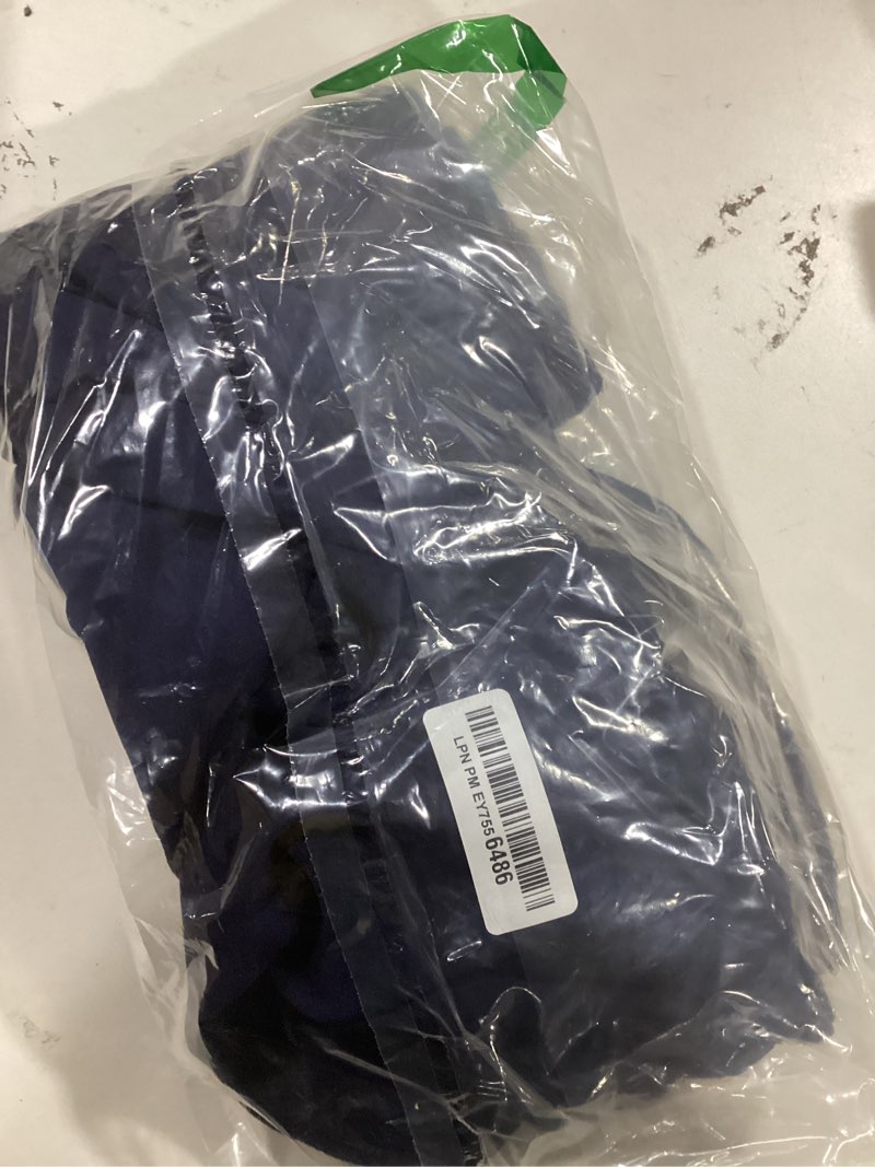 Happy Sailed Women Casual Loose Short Sleeve Belted Wide Leg Pant Romper Jumpsuits Large Navy Blue