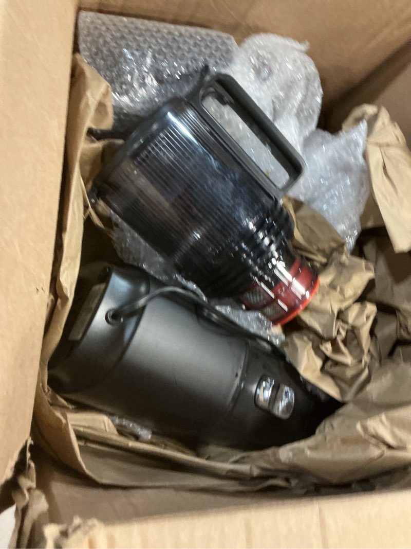 Condition photo showing As Is for Cold Press Juicer, Juicer Machines with 5.3" Wide Feed Chute, Slow Masticating Juicer for High Yield with Whole Fruits and Vegetables, Easy to Clean, Easy to Assemble (Black)