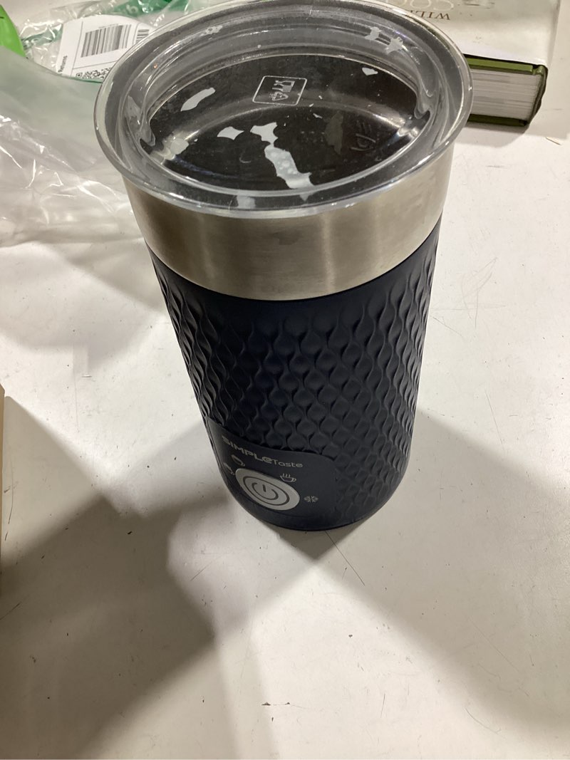 Condition photo showing As Is for nespresso aeroccino 3 milk frother, black, steel black one size