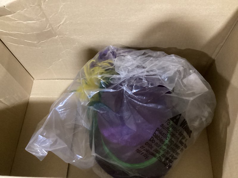 Condition photo showing Good Condition for Nicky Bigs Novelties Mardi Gras Hat For Women, Mardi Gras Bucket Hat, Purple Top Hats For Men, MardiGras Costumes Accessories For Women