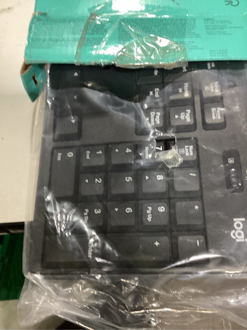 Condition photo showing New/Like New for Logitech MK295 Wireless Mouse & Keyboard Combo with SilentTouch Technology, Full Numpad, Advanced Optical Tracking, Lag-Free Wireless, 90% Less Noise - Graphite