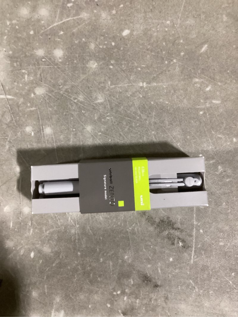 Condition photo showing New/Like New for ZENTO Signature Model Silver Ballpoint Pen 0.38mm Ink Color Black UBZH38.26 With Original Stylus Ballpoint Touch Pen