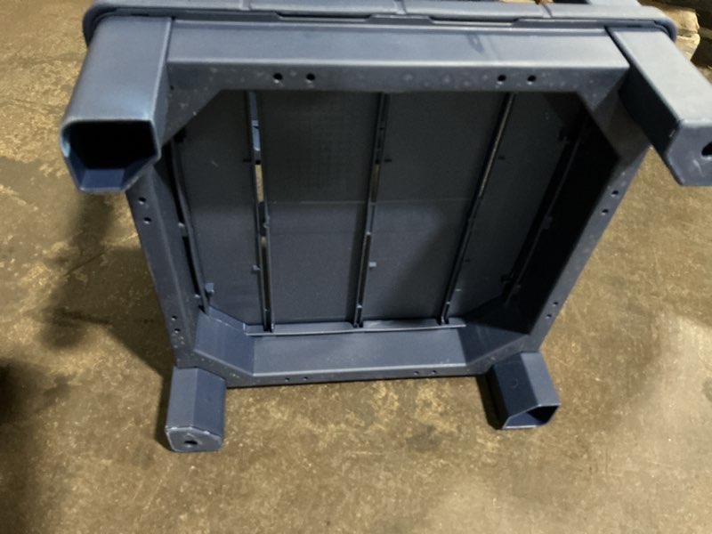 Condition photo showing Good Condition for deluxe 20 in. resin midnight square patio side table with storage