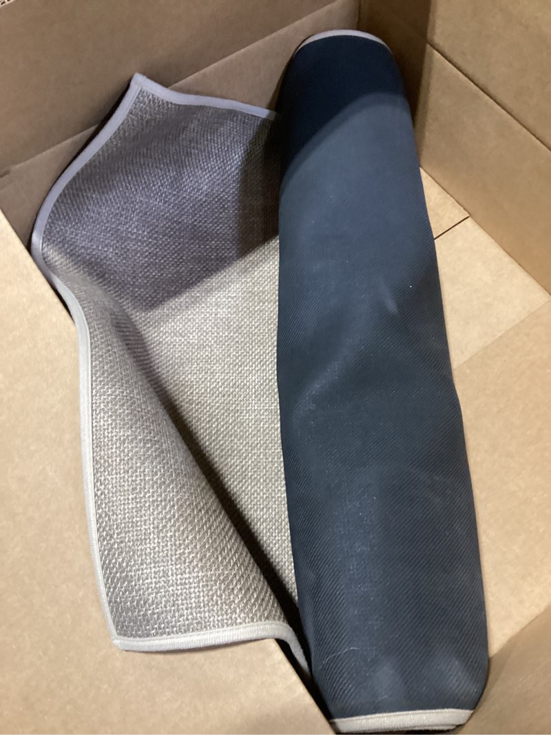 Condition photo showing Good Condition for GOYLSER 12 Foot Kitchen Floor Runner Kitchen Sink Floor Mat with Rubber Backed, Absorbent Laundry Room Mat, Beige Hall Runner Long Non Slip 2'4" x 12' (Rectangular) Beige