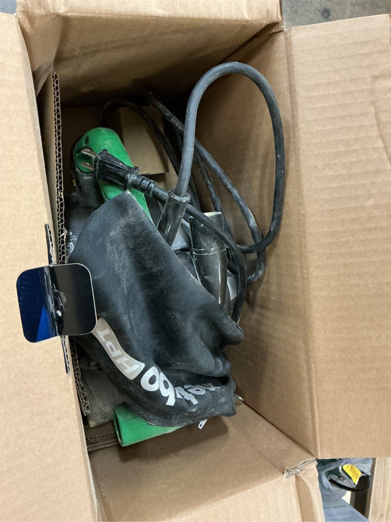 Condition photo showing As Is for metabo hpt 3 in. x 21 in. variable speed belt sander