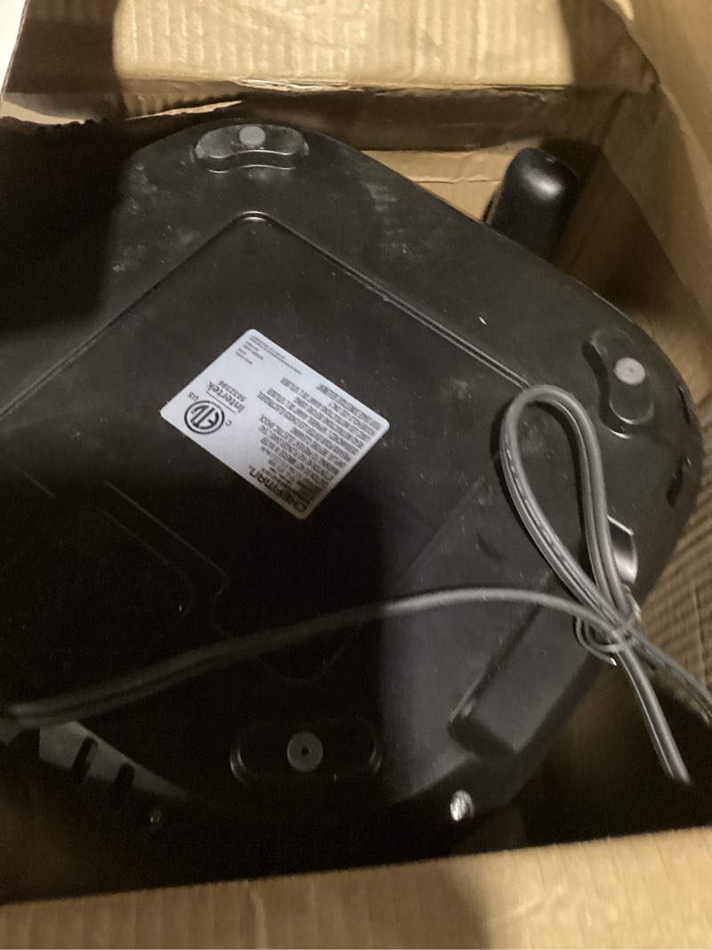 Condition photo showing New/Like New for Chefman Air Fryer – 4 QT Compact Airfryer for Quick & Easy Meals, Features Hi-Fry Technology for Extra Crisp, Easy-View Window, Touch Controls with 4 Presets, Nonstick & Dishwasher Safe Basket - Black