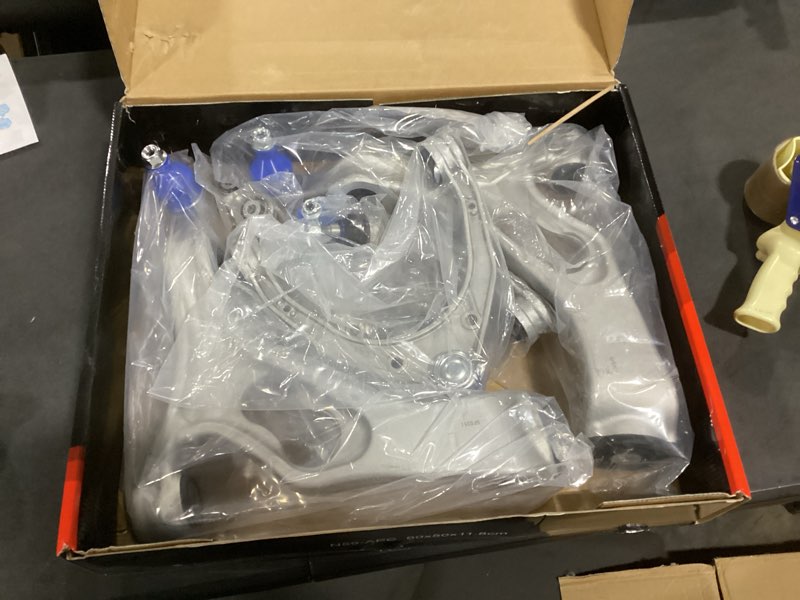 Condition photo showing New/Like New for a-premium set of 10, front upper & lower control arm, sway bar link, inner & outer tie rod end, compatible with audi q7 2007-2015