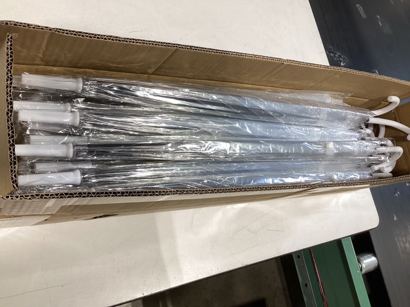 Condition photo showing New/Like New for clear umbrella wedding, 25pcs transparent umbrella for rain, bulk clear dome umbrellas windproof, auto open bubble stick umbrellas for bride groom outdoor photography
