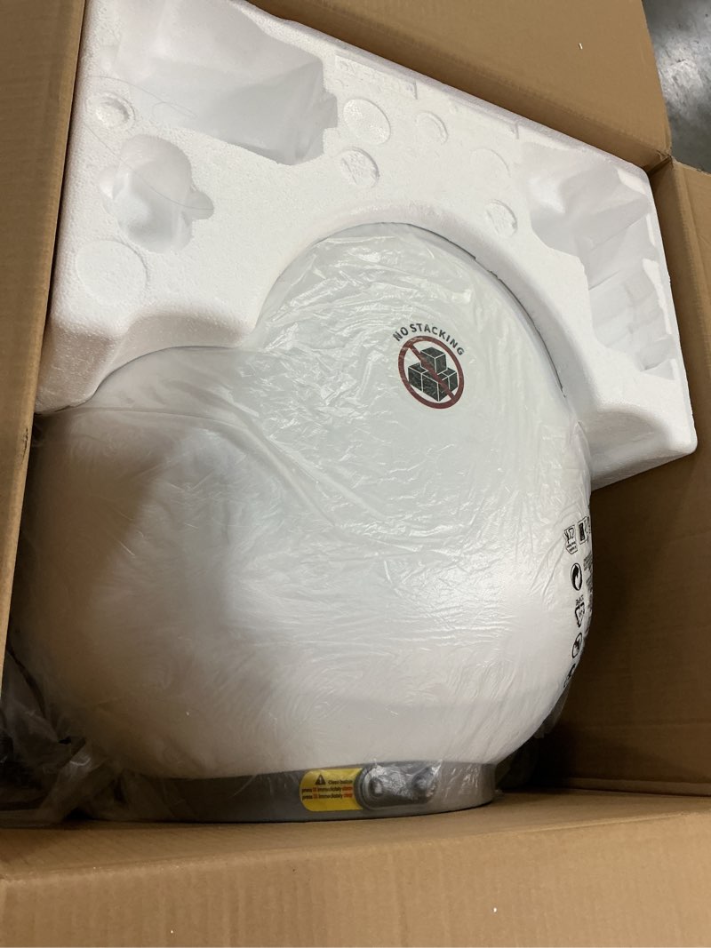 Condition photo showing Good Condition for self cleaing litter box for multiple cats, 88l large smart automatic cat litter box with app control, health monitoring, integrated safety sensors, odor removal, mat, liners (white)